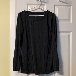 Classic Black Long Sleeve Top Maternity
